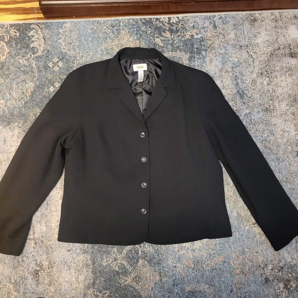 Talbots Black Women's Blazer Size 20